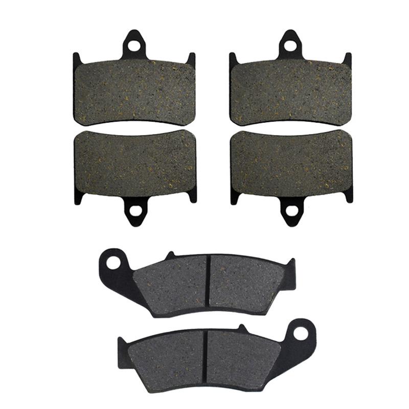Motorradteile Vorder- und Hinterradbremsbeläge Satz Für Honda VFR400 VFR 400 R3K R3L R3M R3N NC30 1989-1992 Metall- und Messinglegierungen
