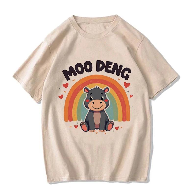 

Каваи Му Дэн Y2k Футболка Забавная Футболка с Детским Бегемотом Мужская Женская Мода Манга Футболка Мультяшная Харадзюку Футболка Топы Уличная Одежда 4XL