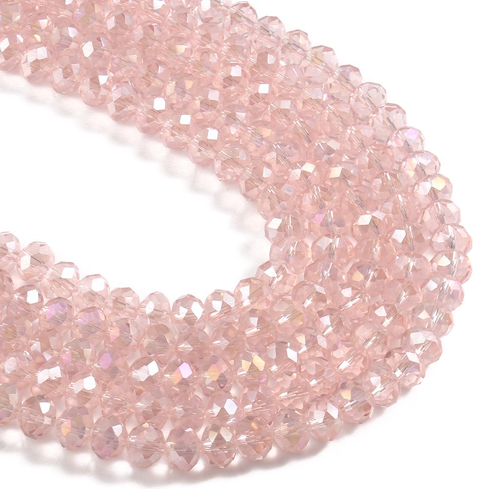 3 4 6 8mm Facettierte Rondelle Kristallglasperlen Österreich Kristall Abstandshalter Lose Perlen Für Schmuckherstellung DIY Armband Anhänger Zubehör