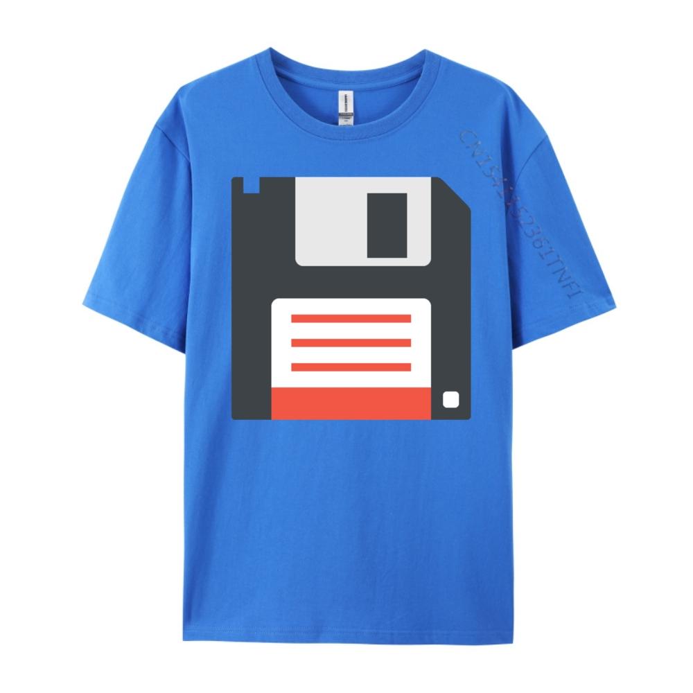 Floppy Computer Disk Herrenkleidung Luxus T-Shirt Street Schwarzes T-Shirt Herren T-Shirts Übergroß Buchstabe