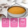 Diy Cake Baking Mold Stainless Steel Food Grade Round Cake Tray Baking Tool High Quality Cake Baking Mold Kitchen Bar Supplies