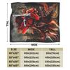 Anime Hellsing Blankets Fleece Print Breathable Ultra-Soft Throw Blanket for Home Travel Bedspread