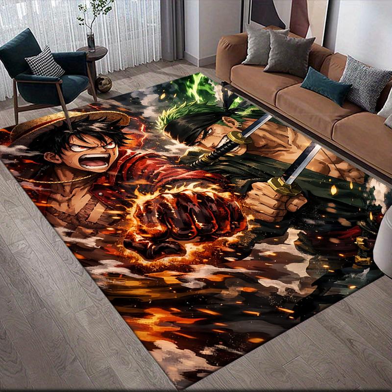 

One Piece Zoro Anti-Slip Rug, Rectangular Carpet for Living Room, Bedroom & Game Area, Perfect Home Decoration 60x90cm