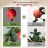 High-End Artificial Pomegranate Flower & Fruit Tree Branch Arrangement for Living Room or Dining Table Decor.
