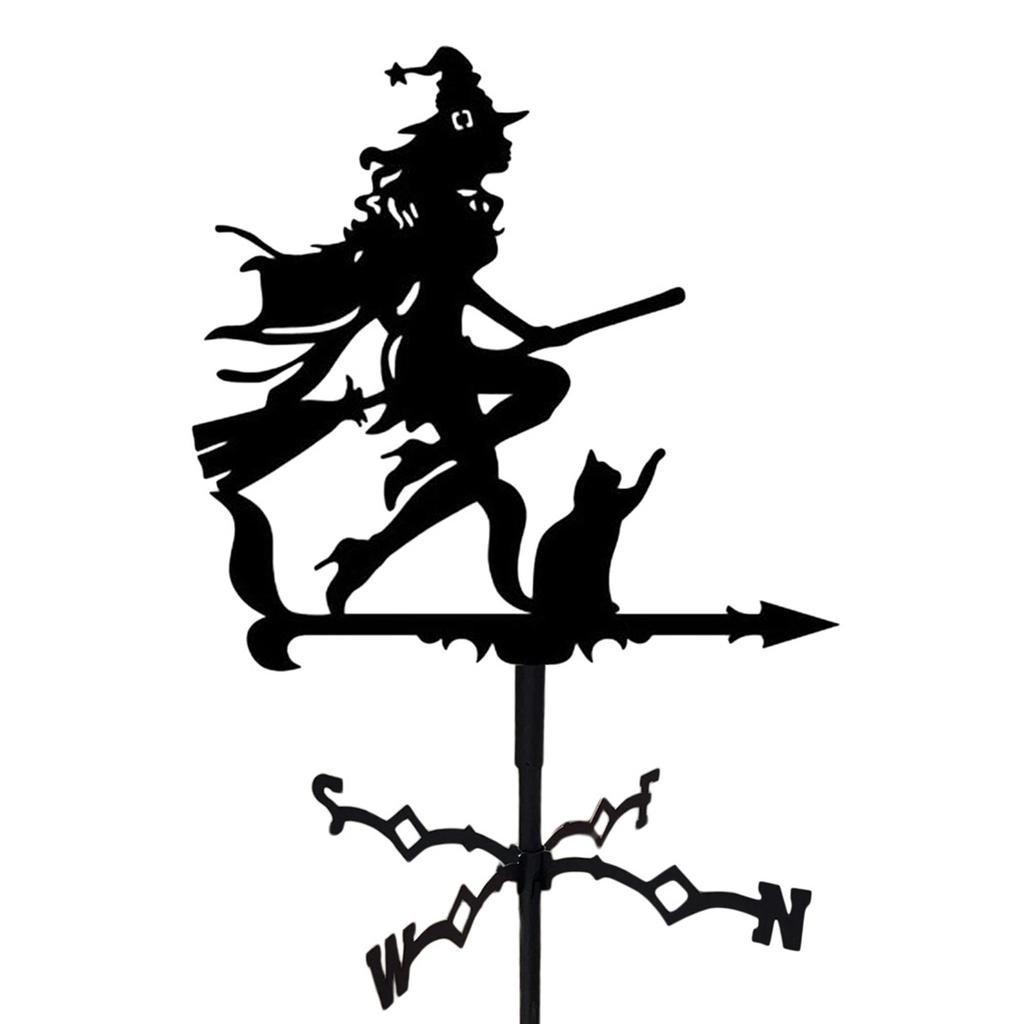 Eiserner Hahn Wetterfahne Metall Wetterfahne Bemaltes Ornament Für Dachschuppen Zeigt Windrichtung an Hofdekoration Hahn Dekoriert