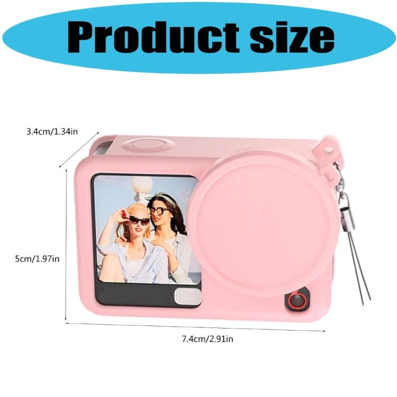 Soft Silicone Lens Caps For Action 6 Camera Cover Shell Scratch Resistant Dustproof Protector,Silicone Lens Cover