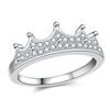 Lindon Classic Copper Alloy Zircon Ring Ladies Jewelry Wedding Promise Party Gift