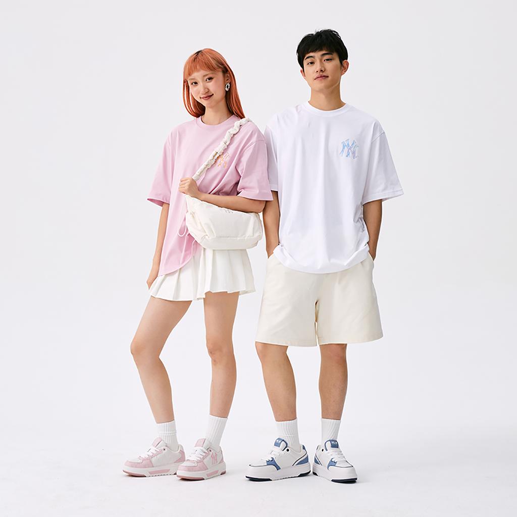 New MLB New York Yankees SS25 T Shirt Unisex Standard White 3ATSX0153-50WHS