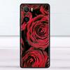 Pouzdro pro Xiaomi Redmi Note 11 9S 10 9 8 7 9A 9C 9i K40 8T 10C 9T K50 silikonové pouzdro jasně červené květy růže