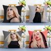 POP Singer A-Ava Max-MT Younger Style Pillow Case Printing Pillowcase Living Room Sofa Cushion Cover Bedroom Room Decor