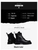 Men's 2024 Autumn British-Style Genuine Leather High-Top Work Boots