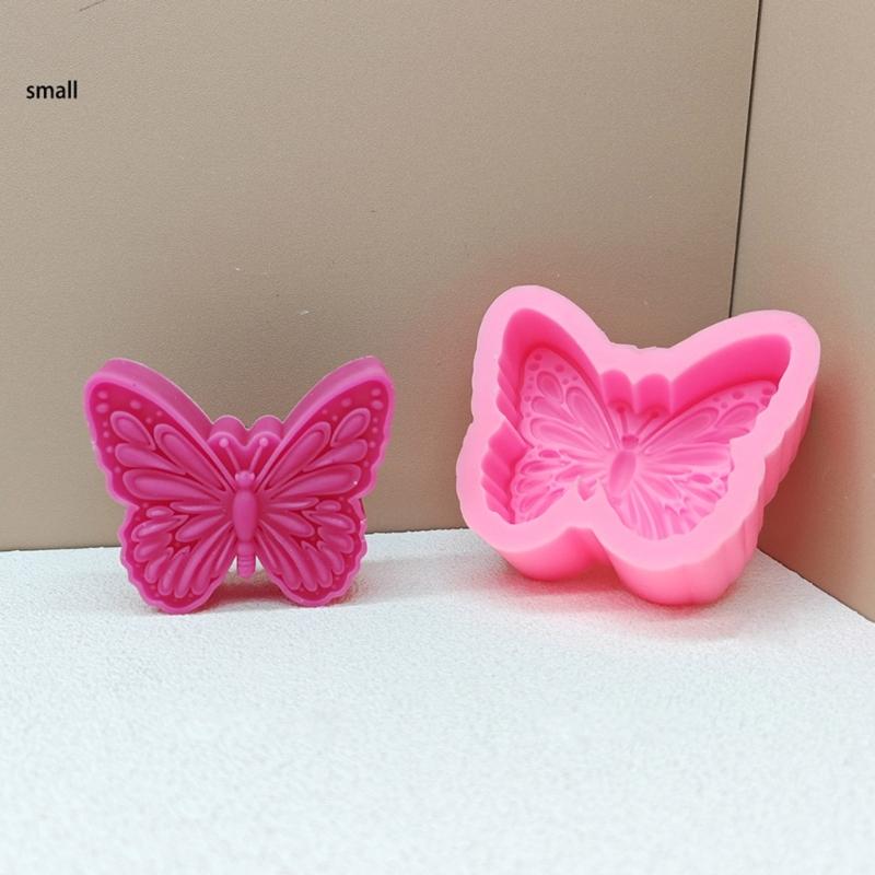 Butterfly Candle Molds Silicone Mould Animal Molds Scented Candle Casting Molds for Cake Chocolate Fondant Decorations