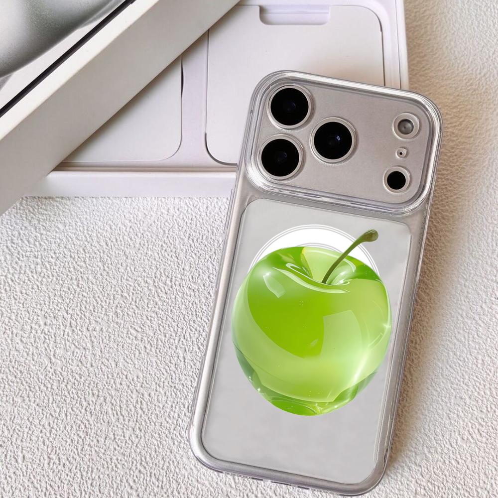 Crystal-Clear Apple Phone Case For iPhone 17 16 15 14 13 12 Pro Max Plus With Magnetic Crystal Clear Case Wireless Charge