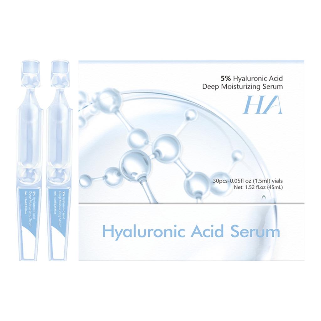 Ultra Moisturizing Serum 3% Hyaluronic Skin Pre Makeup Care Face Serum Disposable Bottle Care (1.5ml*30)