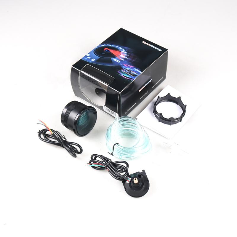 LED Digital Car Vacuum -1-0 2 Inch 52mm Meter Racing Smoke Vacuum Gauge Analog Car meter