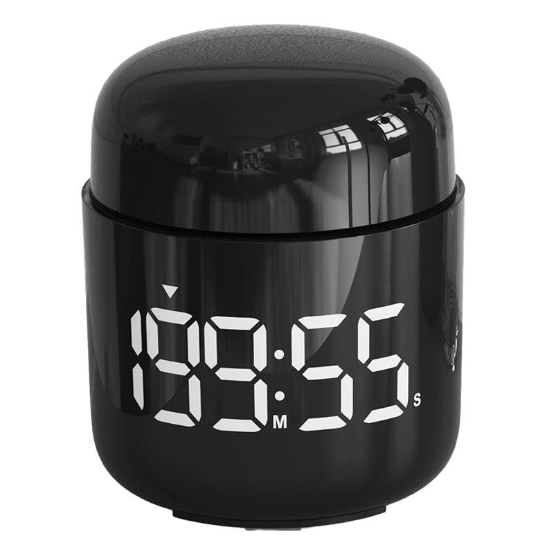 

A95I-Large LED Display Digital Kitchen Timer, Countdown Countup Timer Volume Adjustment, Ideal For Cooking,Student Time Manageme чорний