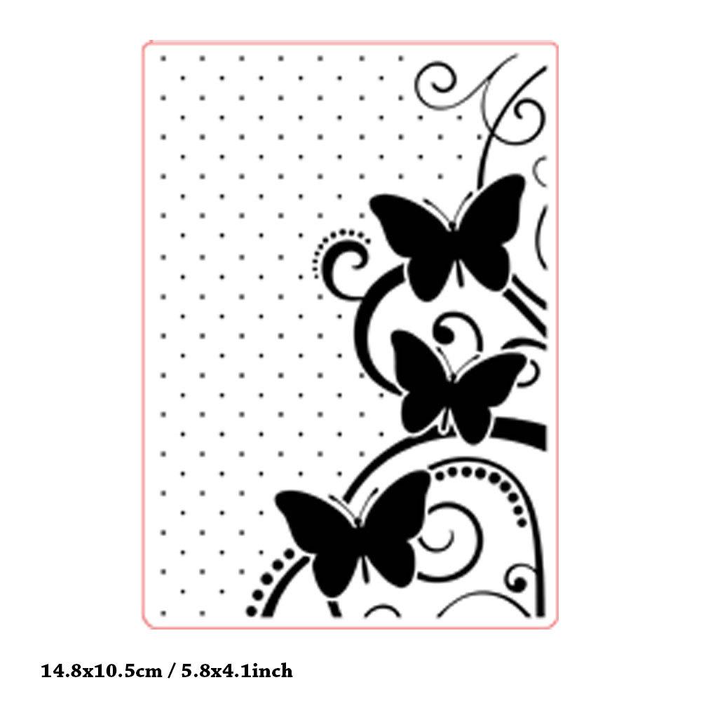 Embossing Folders for Card Making DIY Plastic Embossing Stencil Paper Card Decorating Mold for Scrapbook Photo Album DIY Craft