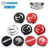 4ST 56mm Fälgkåpa Logotyp Navkåpa Emblemdetalj För Mazda 6 3 CX5 2 CX7 Demio Atenza Axela MX30 CX30 CX3 CX9 MX5 RX8 RX7