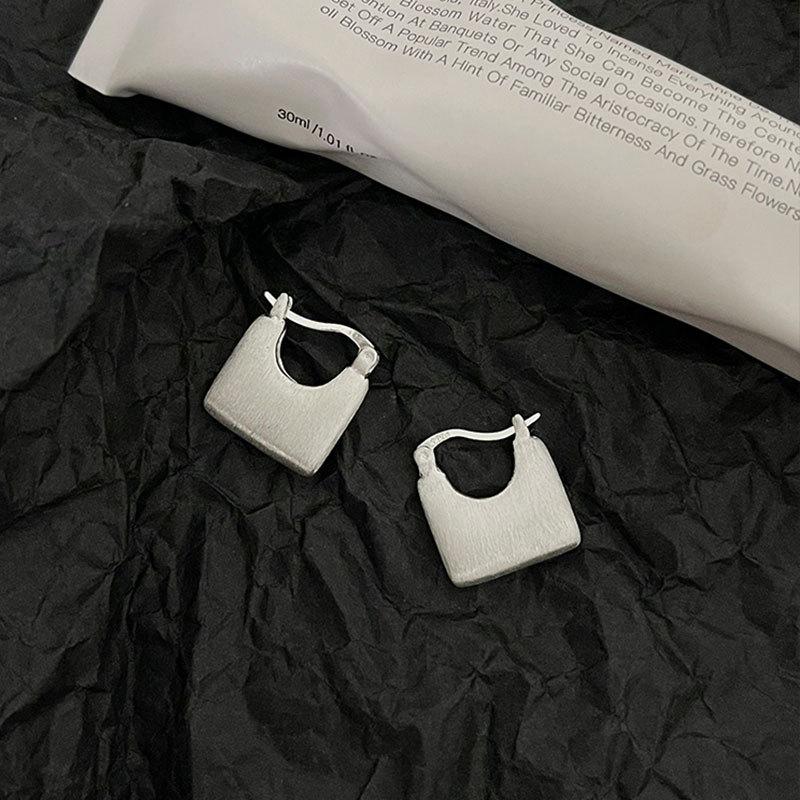 

Classic Small Bag Square Geometric Stylish Ear Buckles