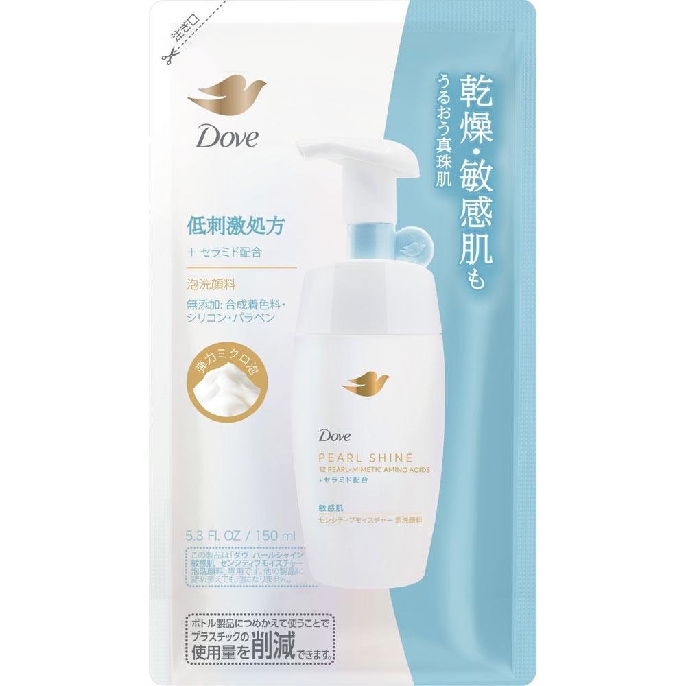 

Pearl Shine Пенка для умывания для чувствительной кожи, увлажняющая, с перламутровым блеском, сменный блок 150 мл Unilever Japan