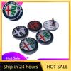 Car Stickers For Alfa Romeo 75mm Car LED Logo Rear Badge Light Sticker 4-Color Front Hood Emblem Trunk Badge Tail Lamp for Alfa