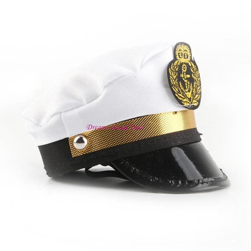 Christmas Pet Hat Captain Pirate Hat for Dog Dress Up Pet Supplies HX6C