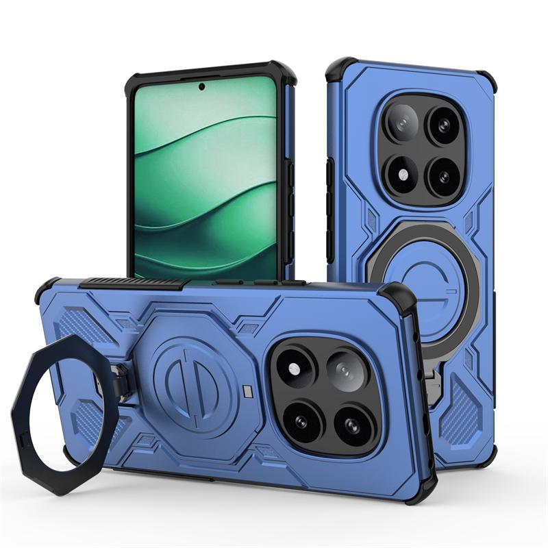Magnetic Wireless Charge Cover For Xiaomi Poco X7 Pro F7 Ultra Phone Holder Armor Back Case For Poco X7 Cover For Poco X7 Case