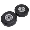 2PCS 10 Inch Solid Rubber Tire 4.10 3.50 4 In Anti Explosion Tire Solid Replacement Tires with 5 8 Inch Bearings 2.2in