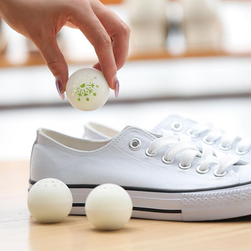 Sneaker & Wardrobe Deodorizer Balls - Long-Lasting Scent & Bacteria Absorption