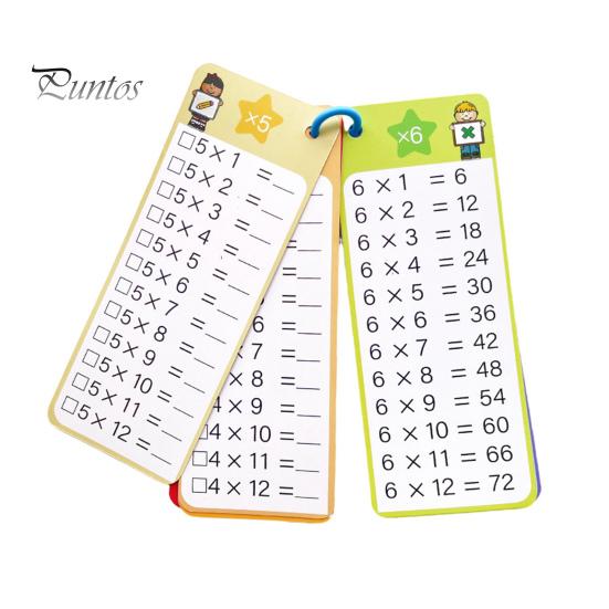 1 Set Mathe-Flash-Karten Addition Subtraktion Multiplikation Division Vorschulisches Lernen Löschbare Mathe-Berechnungskarte Arithmetik Lehrmittel Mathematik