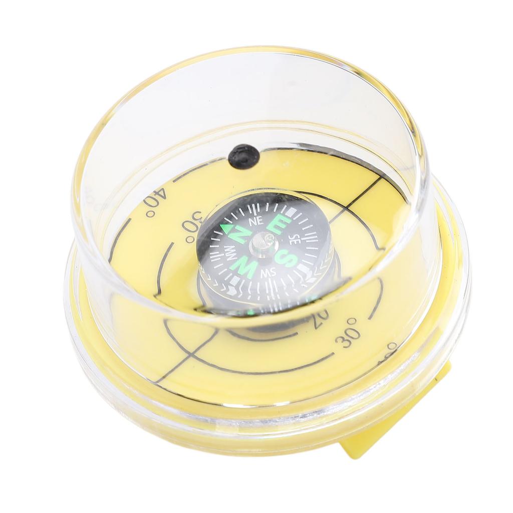 Sun Angle Guide for Solar Panel Verticality Level Gauge Measuring Tool 4.2CM Diameter Yellow With