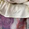 Diamond Embedded Gemstone Collared Long Dr Women's Slimming Beautiful Holiday Print Full Dresses  A-Line Woman Dress