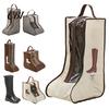 Clear PVC Shoe Container Boots Storage Bag with Zipper And Handle, Portable Transparent Dust Closet Solution Proof Organizer, Dust-proof Protective