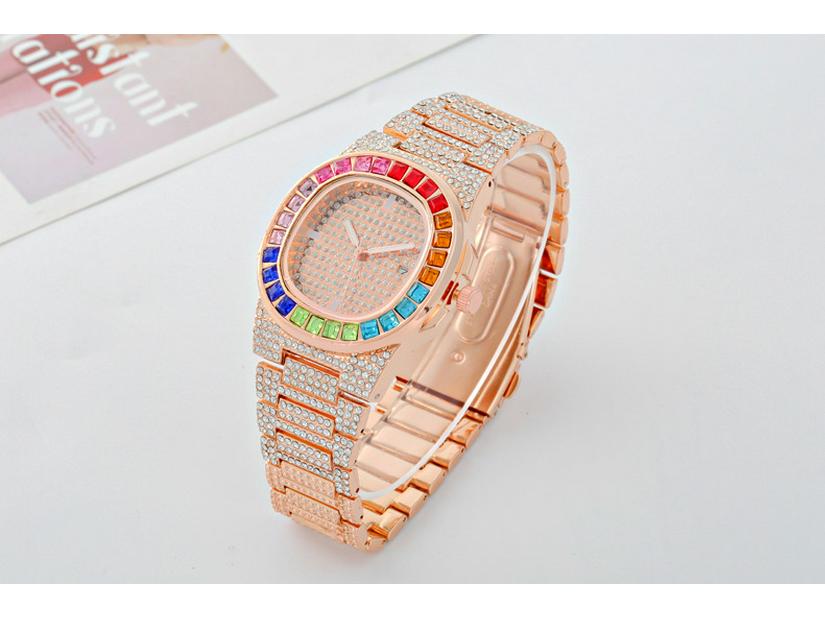 New Arrival: Colored Diamond Ladies' Watch – Elegant, Full-Diamond Design