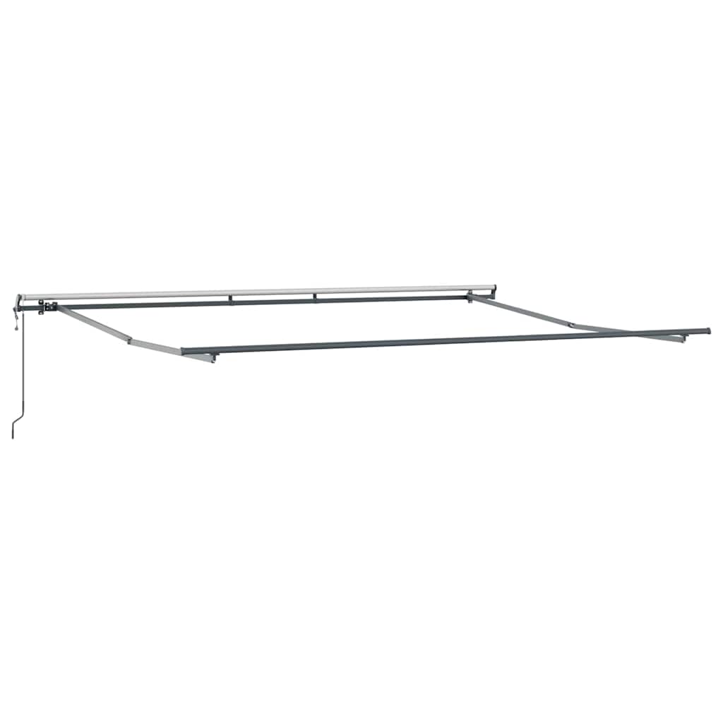 Retractable Awning Multicolor 400 X 350 Cm Fabric and Aluminum