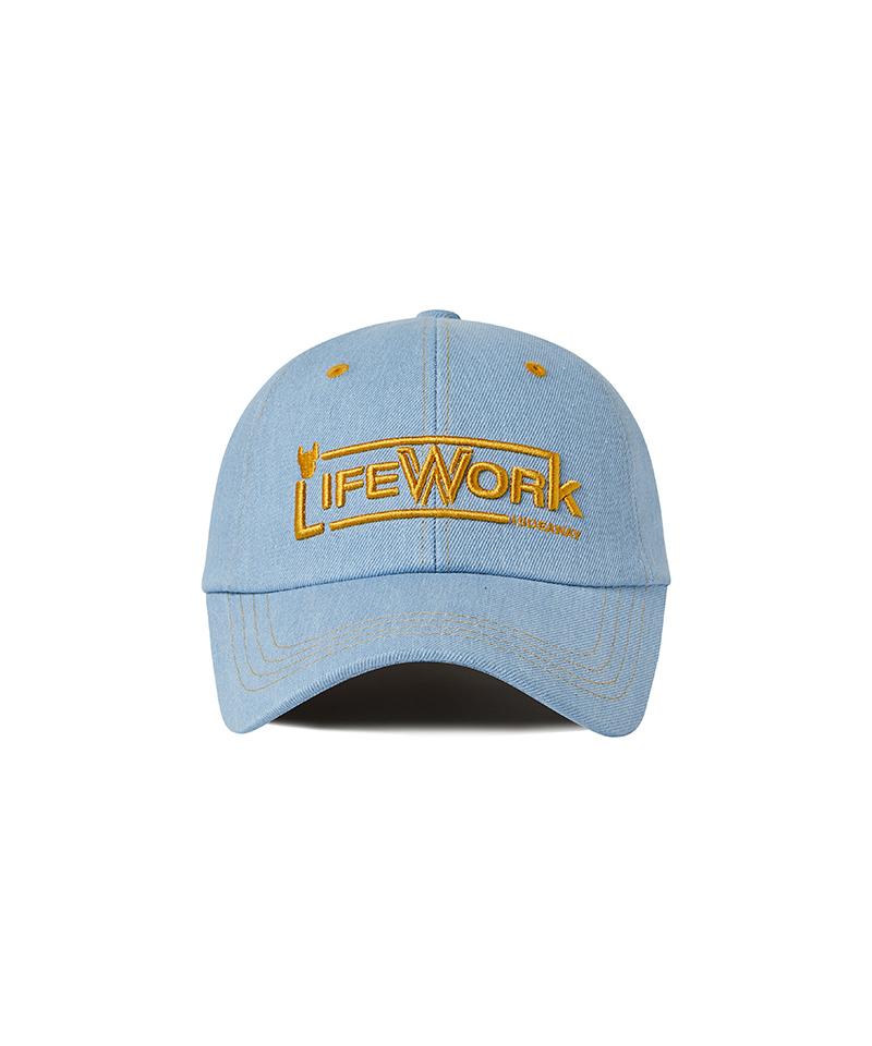 LIFEWORK Stitch Denim Soft Ball Cap