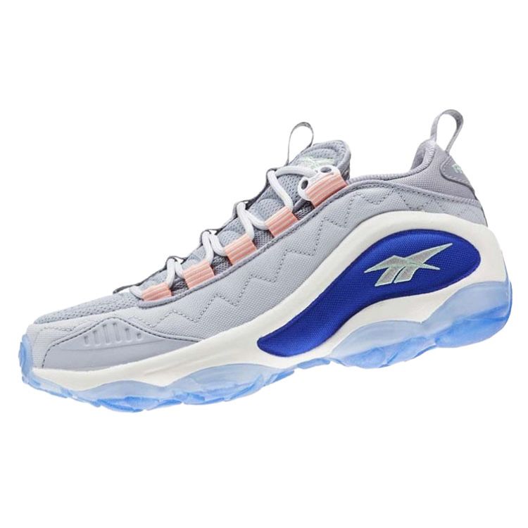 Reebok Dmx Run 10 Fashion Sports Low Top Running Shoes Women Sneaker Gray Blue CN5386