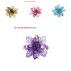 Sparkling Glitter Artificial Flowers For Stunning Christmas Tree Decorations