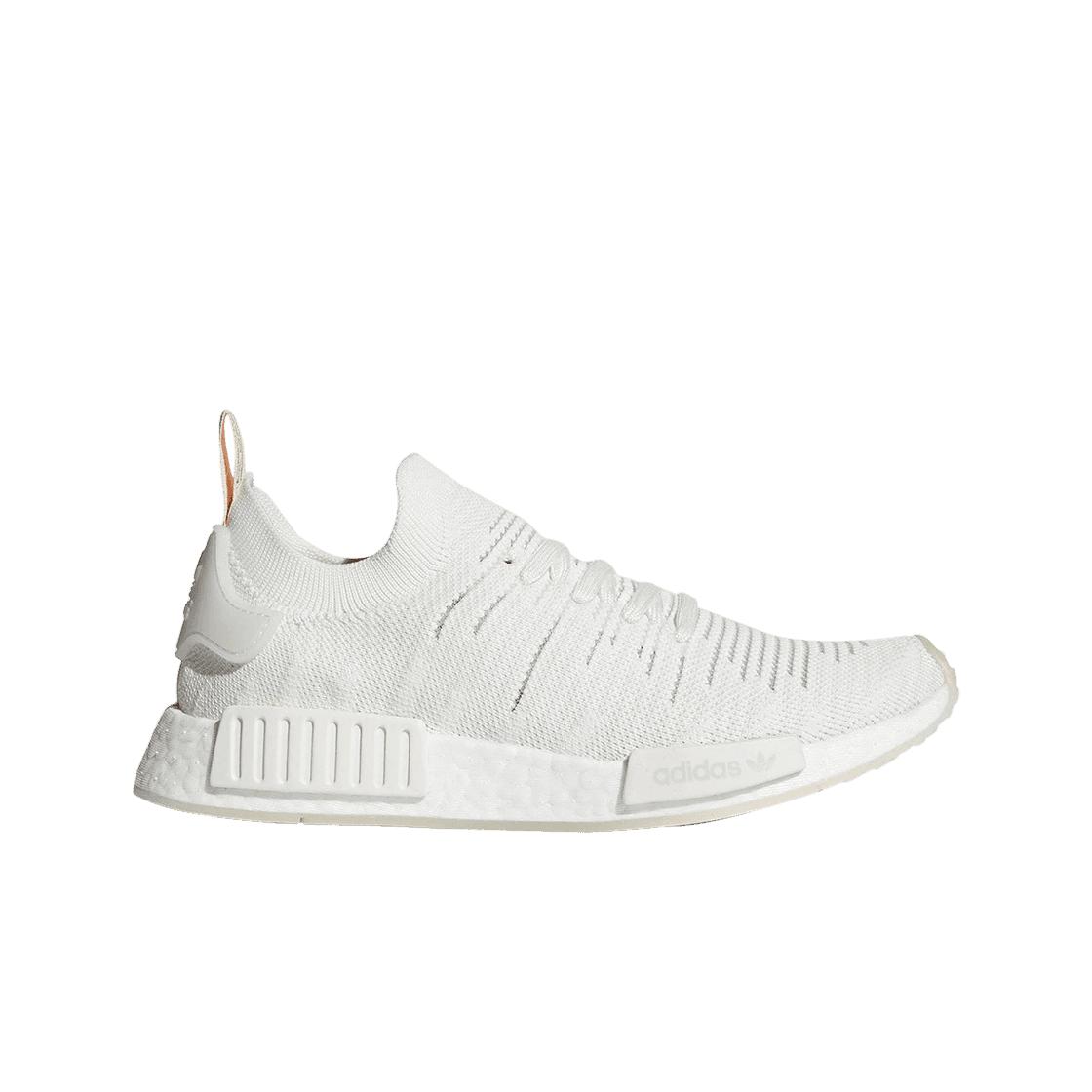

Adidas NMD R1 STLT Primeknit White Clear Orange B37655 Женские кроссовки