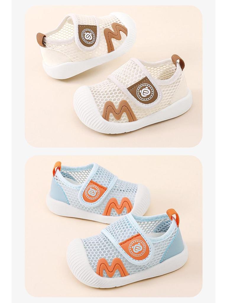 Breathable Summer Mesh Sandals for Toddler Boys, Soft Sole, Ages 1-3