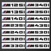 -Per BMW M power nuovi emblemi distintivo logo M125i M135i M140i M235i M240i M320i M330i M340i M350i M440i M435i M530i M540i M550i ABS