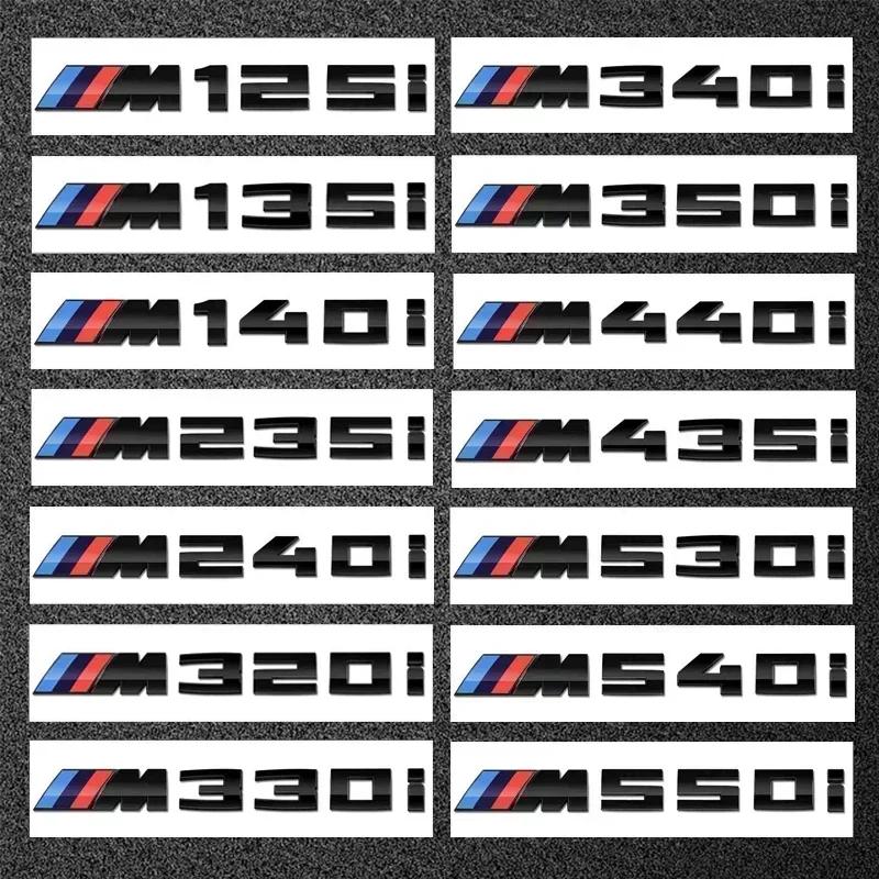 

-For BMW M power new emblems badge logo M125i M135i M140i M235i M240i M320i M330i M340i M350i M440i M435i M530i M540i M550i ABS M125i