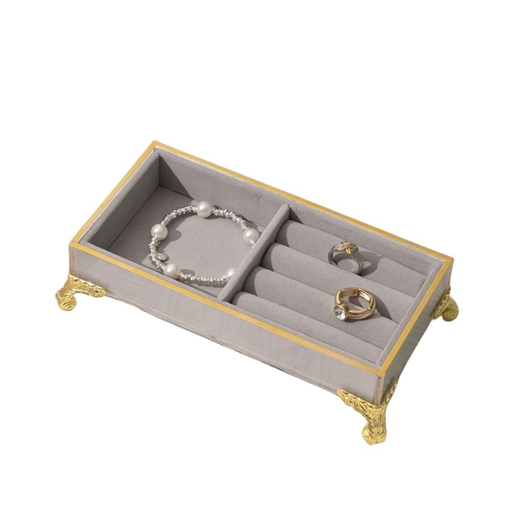 Vintage Jewelry Display Stand Velvet Jewelry Holder Box Jewelry Organizer  Jewelry Storage