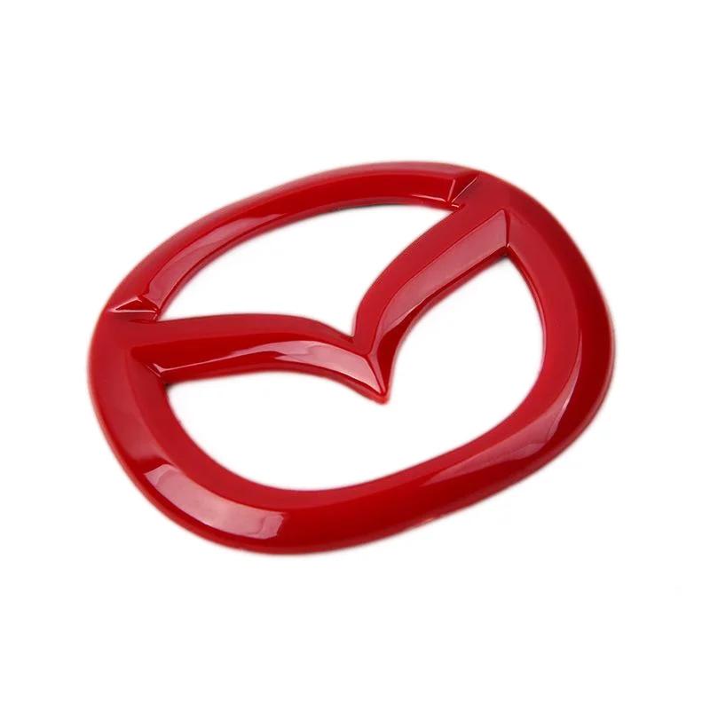 Car Styling ABS Car Steering Wheel Center Sticker For Mazda CX4 CX5 3 Axela 6 Atenza Emblem Badge Decal Decoration Accessories h4