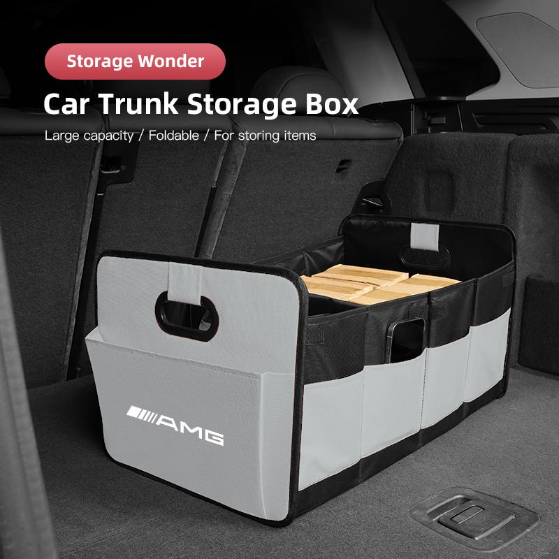 Foldable Car Trunk Organizer Box Large Capacity Storage Boxs For  Mercedes Benz AMG W203 W205 W206 W211 W220 GLC W176 W124 W126