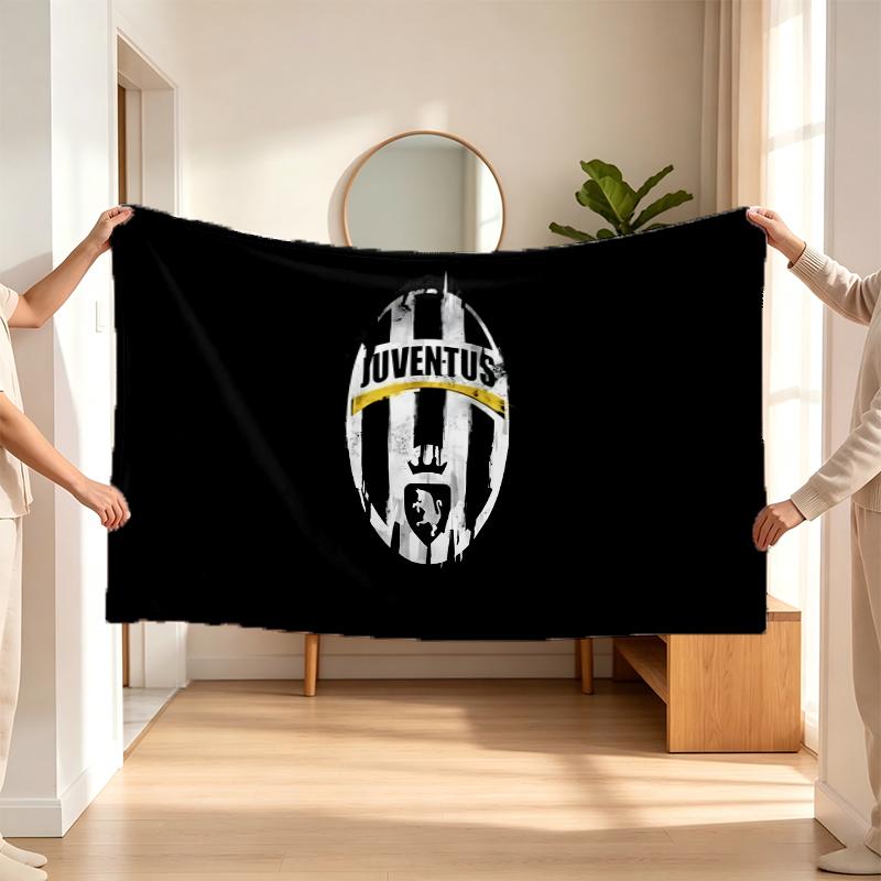 Juventus Fc (14) Flannel Blanket a Soft Accent for the Bedroom and Living Room and a Cozy Home Gift