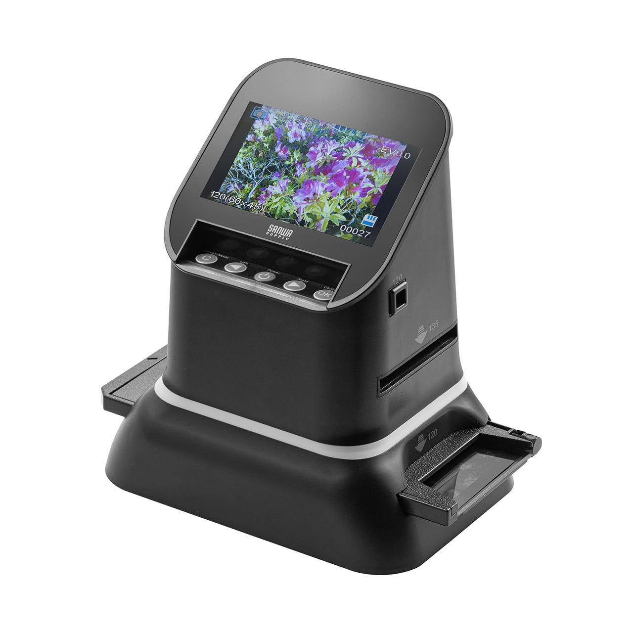 

Sanwa Direct Film Scanner Brauny 120 Film Compatibility Негатив Позитив Оцифровка 35 мм Плівка HDMI Вихід Сумісний 400-SCN065