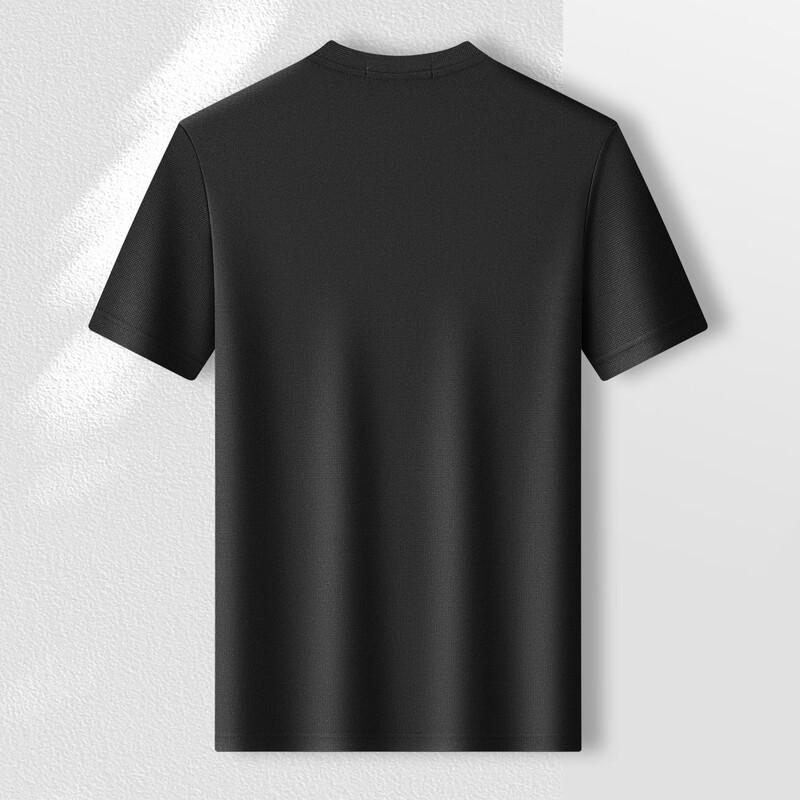 MONTAGUT Men's Soft Breathable Waffle Knit Round Neck Short Sleeve T-Shirt