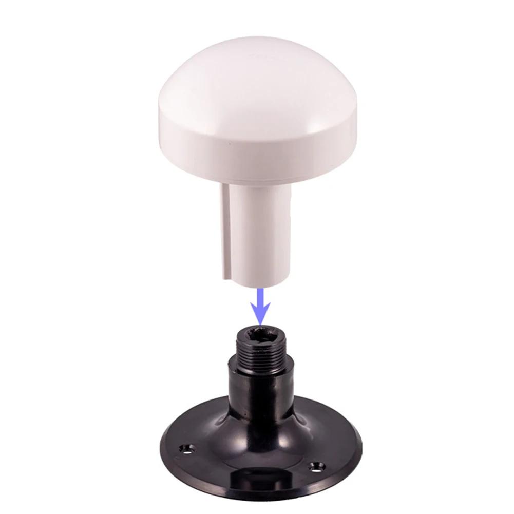 1pc GPS Antenna Housing With Base Outdoor Antenna Accessories Mushroom Head Design Positioning Antenna Accessory