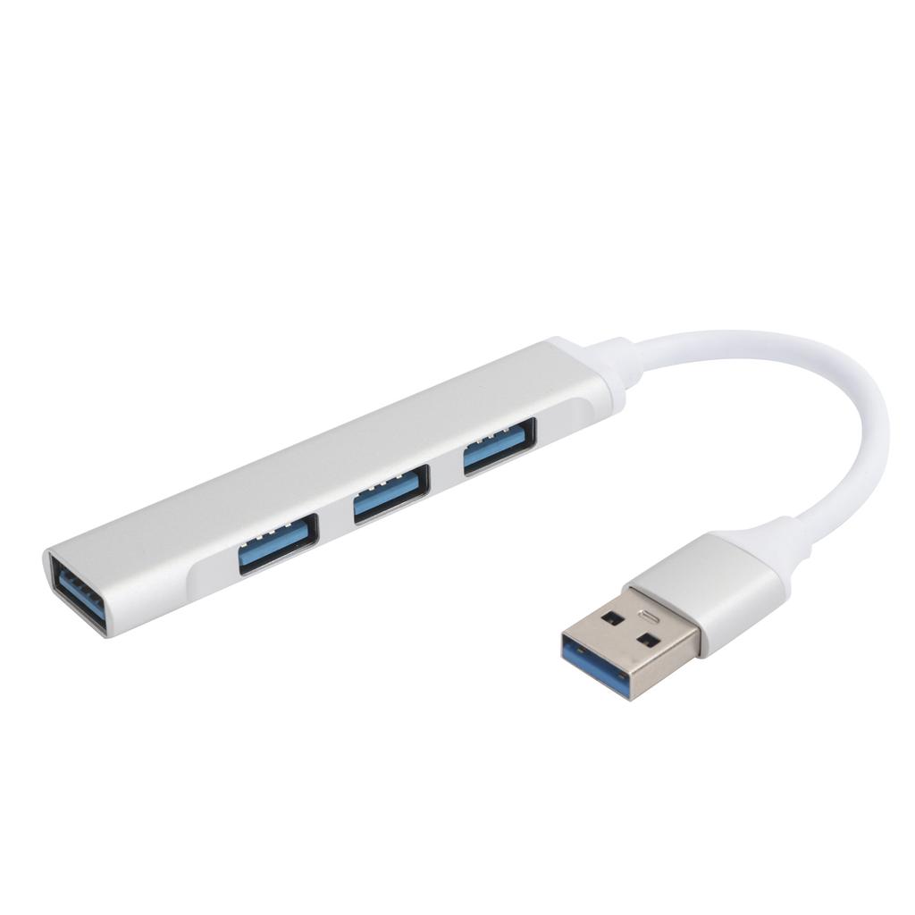 USB3.0 Hub 4 Port Aluminum Alloy Adapter Converter UltraHigh Speed Splitter Accessories
